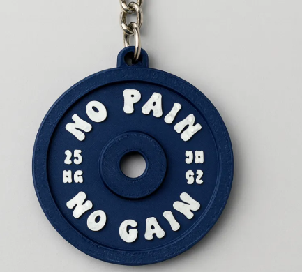 Chaveiro Anilha No Pain No Gain